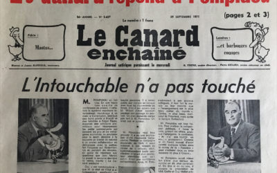 N° 2657 du Canard Enchaîné –  29 Septembre 1971