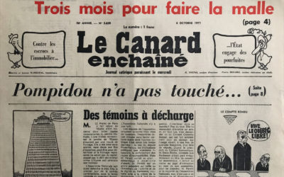 N° 2658 du Canard Enchaîné –  6 Octobre 1971