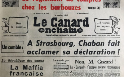 N° 2665 du Canard Enchaîné –  24 Novembre 1971