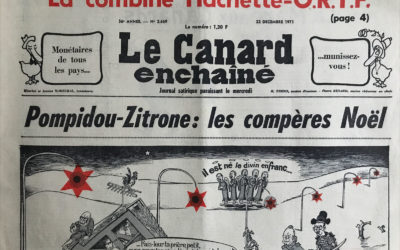 N° 2669 du Canard Enchaîné –  22 Décembre 1971