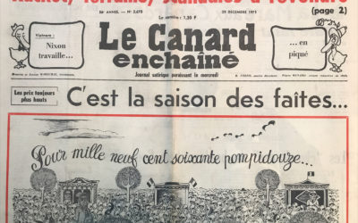 N° 2670 du Canard Enchaîné –  29 Décembre 1971