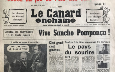 N° 2671 du Canard Enchaîné –  5 Janvier 1972