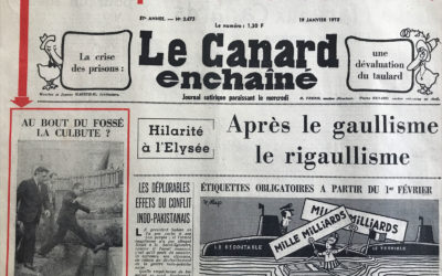N° 2673 du Canard Enchaîné –  19 Janvier 1972