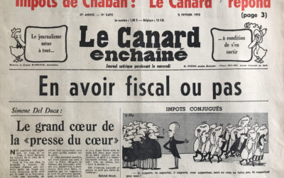 N° 2675 du Canard Enchaîné –  2 Février 1972