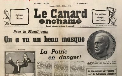 N° 2677 du Canard Enchaîné –  16 Février 1972