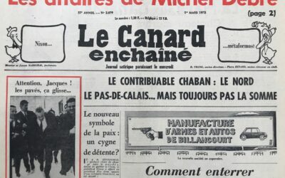 N° 2679 du Canard Enchaîné –  1 Mars 1972