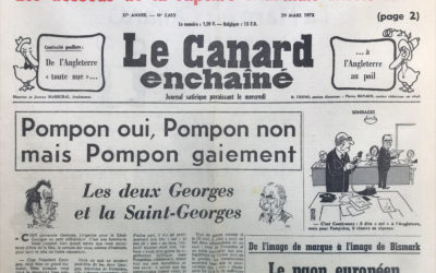 N° 2683 du Canard Enchaîné –  29 Mars 1972
