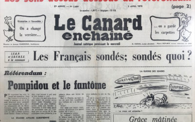 N° 2684 du Canard Enchaîné –  5 Avril 1972