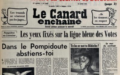 N° 2685 du Canard Enchaîné –  12 Avril 1972