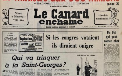 N° 2686 du Canard Enchaîné –  19 Avril 1972
