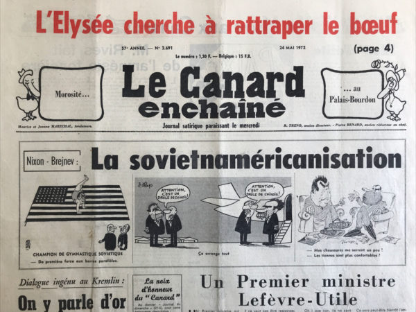 N° 2691 du Canard Enchaîné -  24 Mai 1972