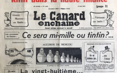 N° 2692 du Canard Enchaîné –  31 Mai 1972