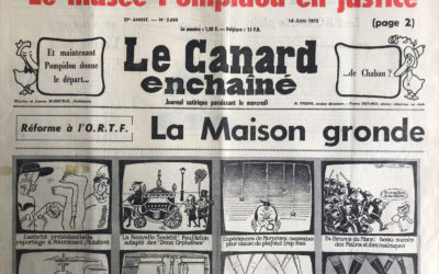 N° 2694 du Canard Enchaîné –  14 Juin 1972