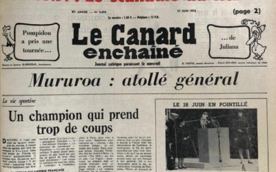 N° 2695 du Canard Enchaîné –  21 Juin 1972