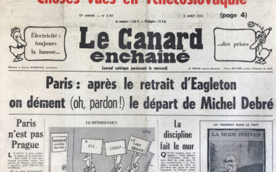 N° 2701 du Canard Enchaîné –  2 Août 1972
