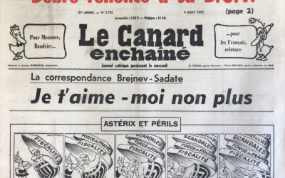 N° 2702 du Canard Enchaîné –  9 Août 1972