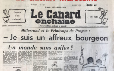 N° 2704 du Canard Enchaîné –  23 Août 1972