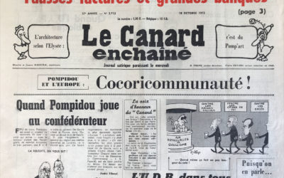 N° 2712 du Canard Enchaîné –  18 Octobre 1972