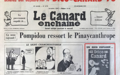 N° 2718 du Canard Enchaîné –  29 Novembre 1972