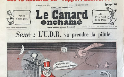 N° 2721 du Canard Enchaîné –  20 Décembre 1972