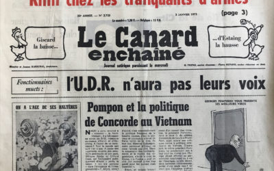 N° 2723 du Canard Enchaîné –  3 Janvier 1973