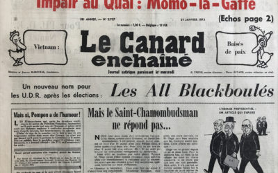 N° 2727 du Canard Enchaîné –  31 Janvier 1973