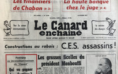 N° 2729 du Canard Enchaîné –  14 Février 1973
