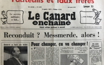 N° 2735 du Canard Enchaîné –  28 Mars 1973