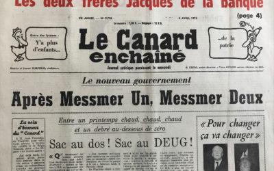 N° 2736 du Canard Enchaîné –  4 Avril 1973