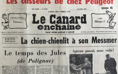 N° 2739 du Canard Enchaîné –  25 Avril 1973