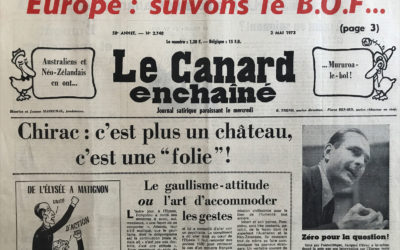 N° 2740 du Canard Enchaîné –  2 Mai 1973