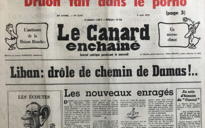 N° 2741 du Canard Enchaîné –  9 Mai 1973