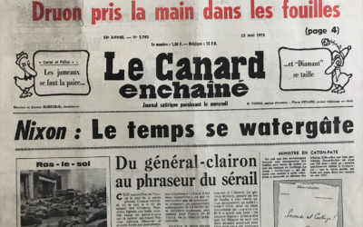 N° 2743 du Canard Enchaîné –  23 Mai 1973