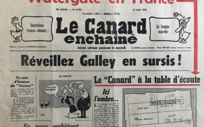 N° 2746 du Canard Enchaîné –  13 Juin 1973