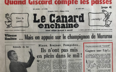 N° 2748 du Canard Enchaîné –  27 Juin 1973