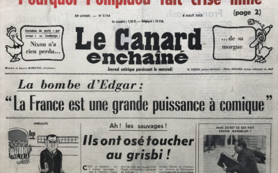 N° 2754 du Canard Enchaîné –  8 Août 1973