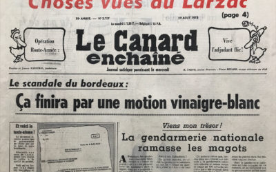 N° 2757 du Canard Enchaîné –  29 Août 1973