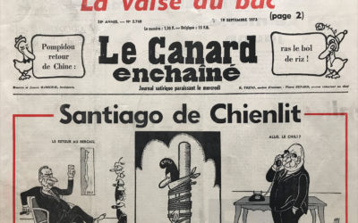 N° 2760 du Canard Enchaîné –  19 Septembre 1973