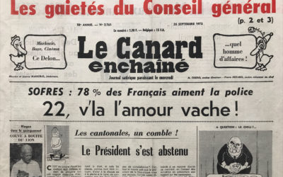 N° 2761 du Canard Enchaîné –  26 Septembre 1973