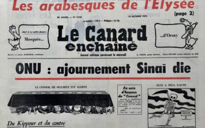 N° 2763 du Canard Enchaîné –  10 Octobre 1973