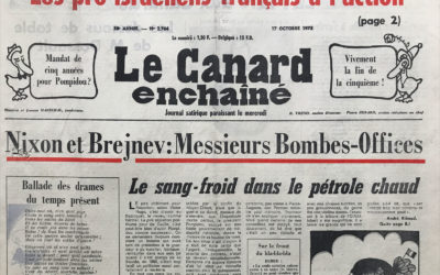 N° 2764 du Canard Enchaîné –  17 Octobre 1973