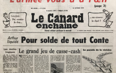 N° 2765 du Canard Enchaîné –  24 Octobre 1973
