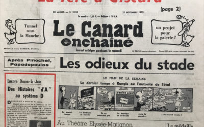 N° 2769 du Canard Enchaîné –  21 Novembre 1973