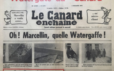 N° 2771 du Canard Enchaîné –  5 Décembre 1973