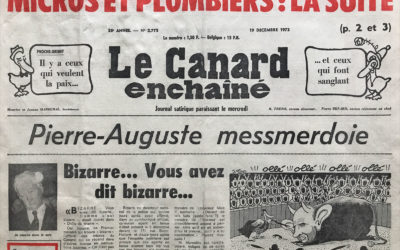 N° 2773 du Canard Enchaîné –  19 Décembre 1973