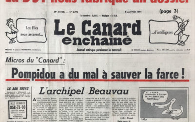 N° 2776 du Canard Enchaîné –  9 Janvier 1974