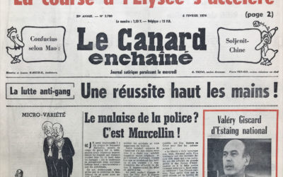 N° 2780 du Canard Enchaîné –  6 Février 1974