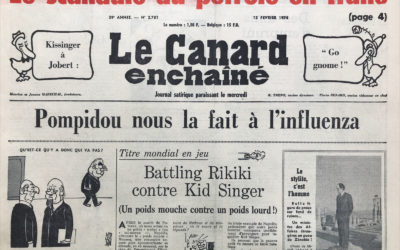 N° 2781 du Canard Enchaîné –  13 Février 1974
