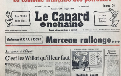 N° 2783 du Canard Enchaîné –  27 Février 1974