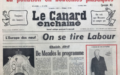 N° 2788 du Canard Enchaîné –  3 Avril 1974